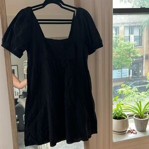 Black Summer Babydoll Dress